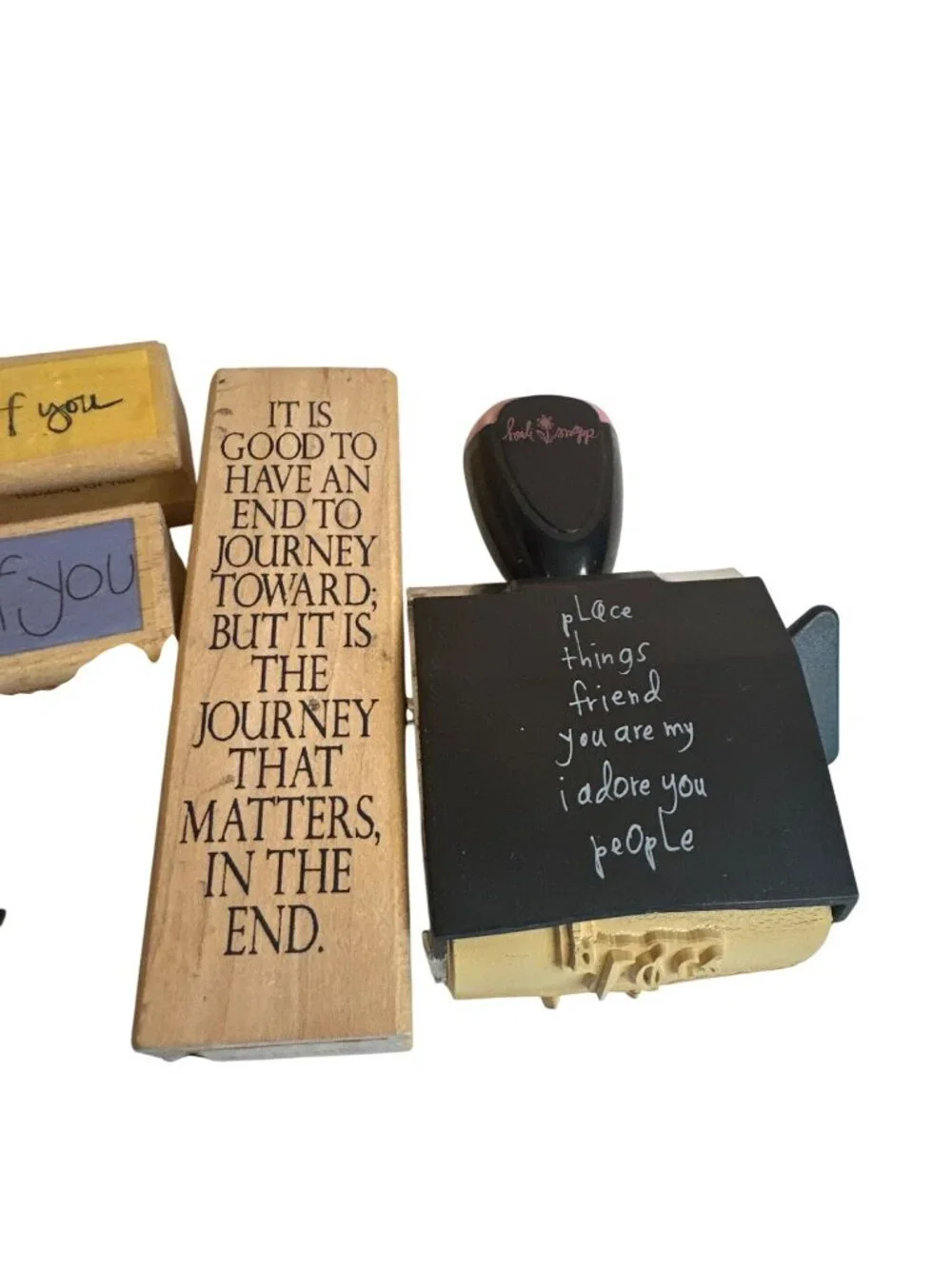 Wooden Rubber Stamps Friendship Inspirational Quotes Stampabilities Heidi Swapp
